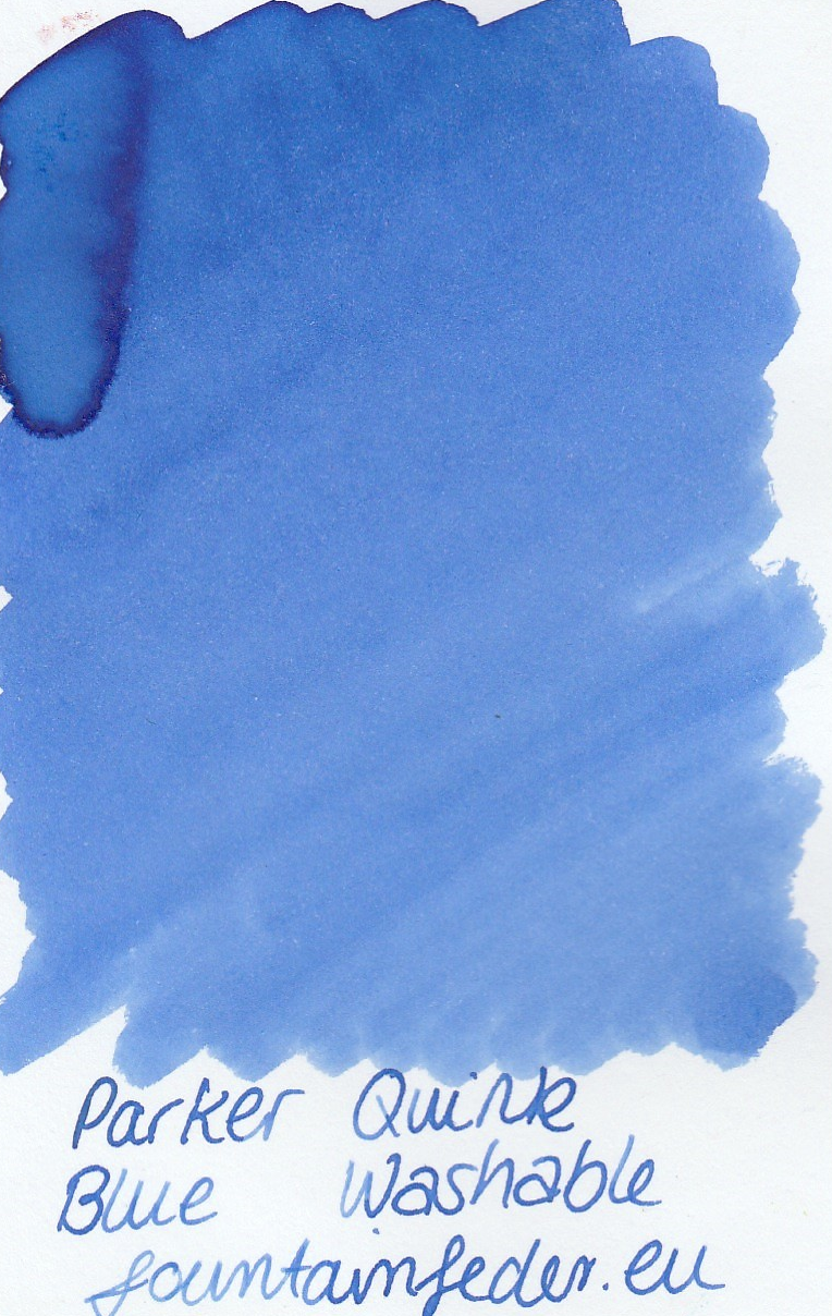 Parker Quink Blue Washable Ink Sample 2ml